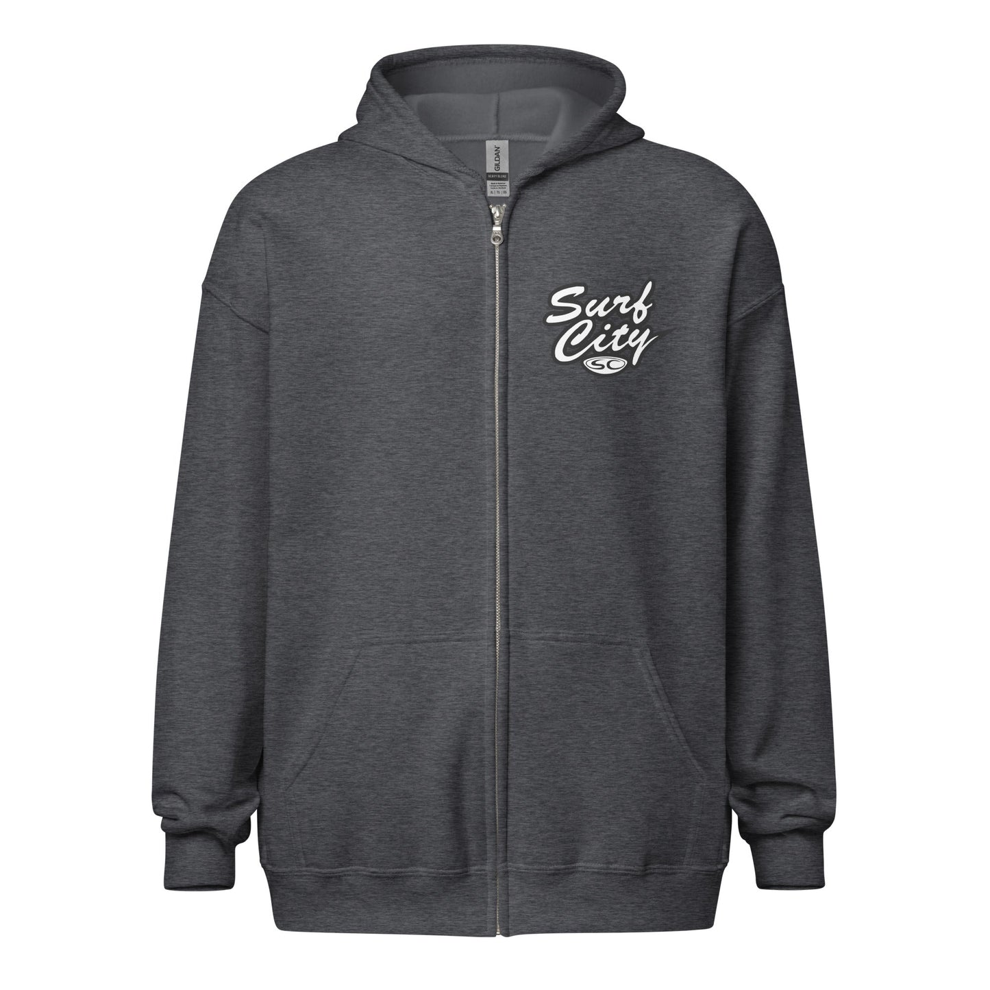 Santa Cruz Surf Shop Surf City Mens Zip Hoodie