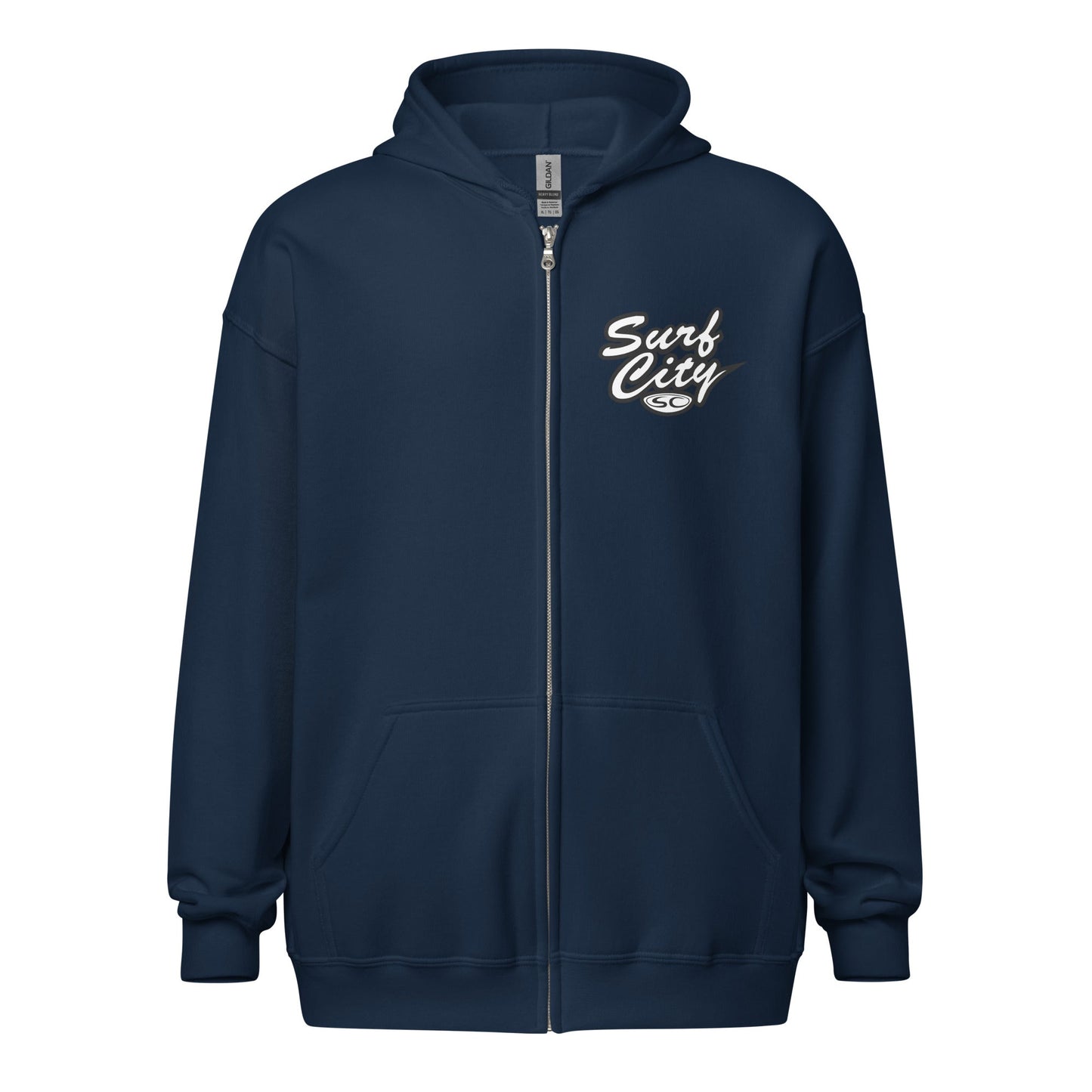 Santa Cruz Surf Shop Surf City Mens Zip Hoodie