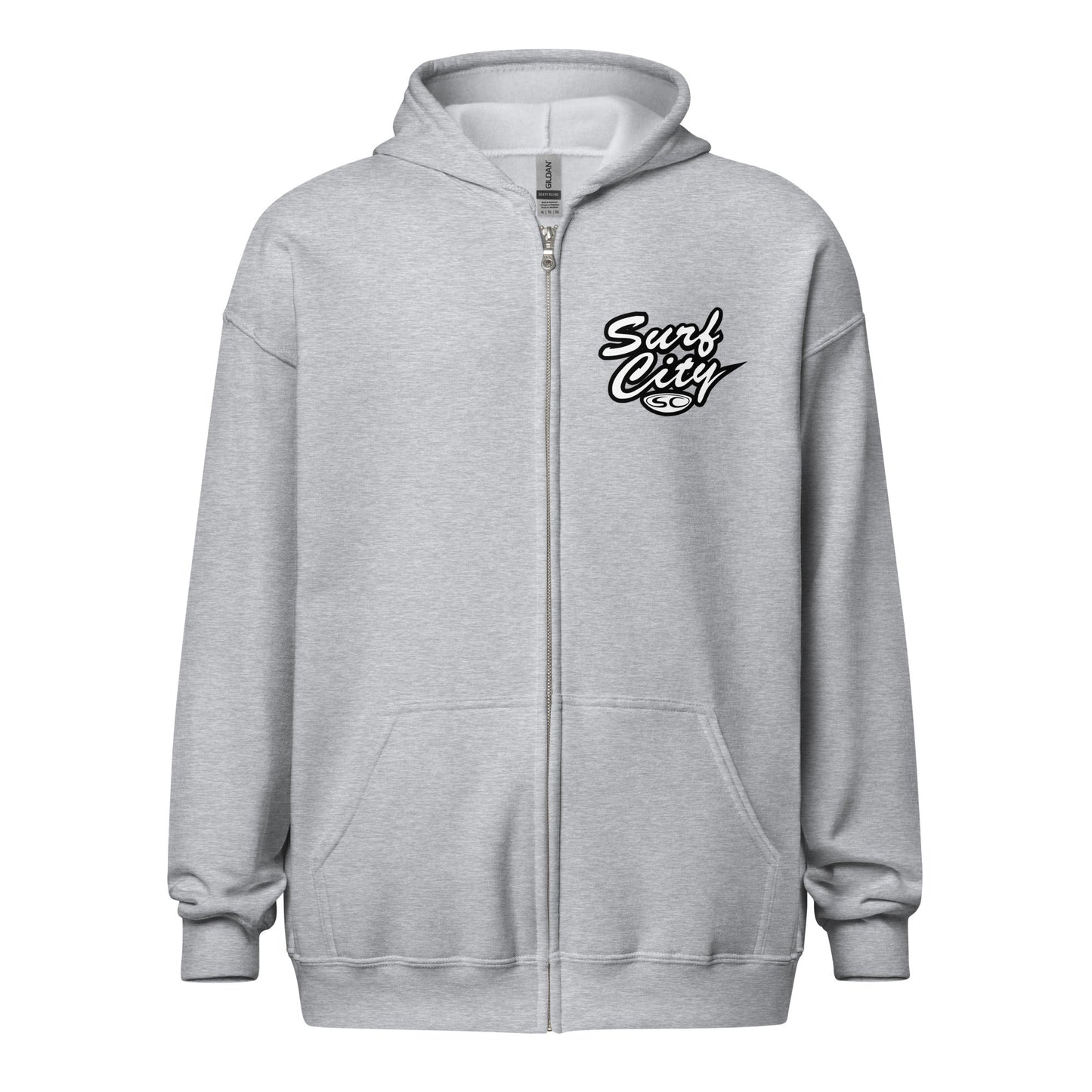 Santa Cruz Surf Shop Surf City Mens Zip Hoodie