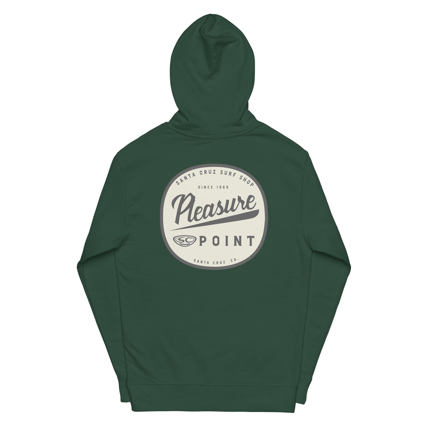 Santa Cruz Surf Shop Pleasure Point Premium Mens Hoodie