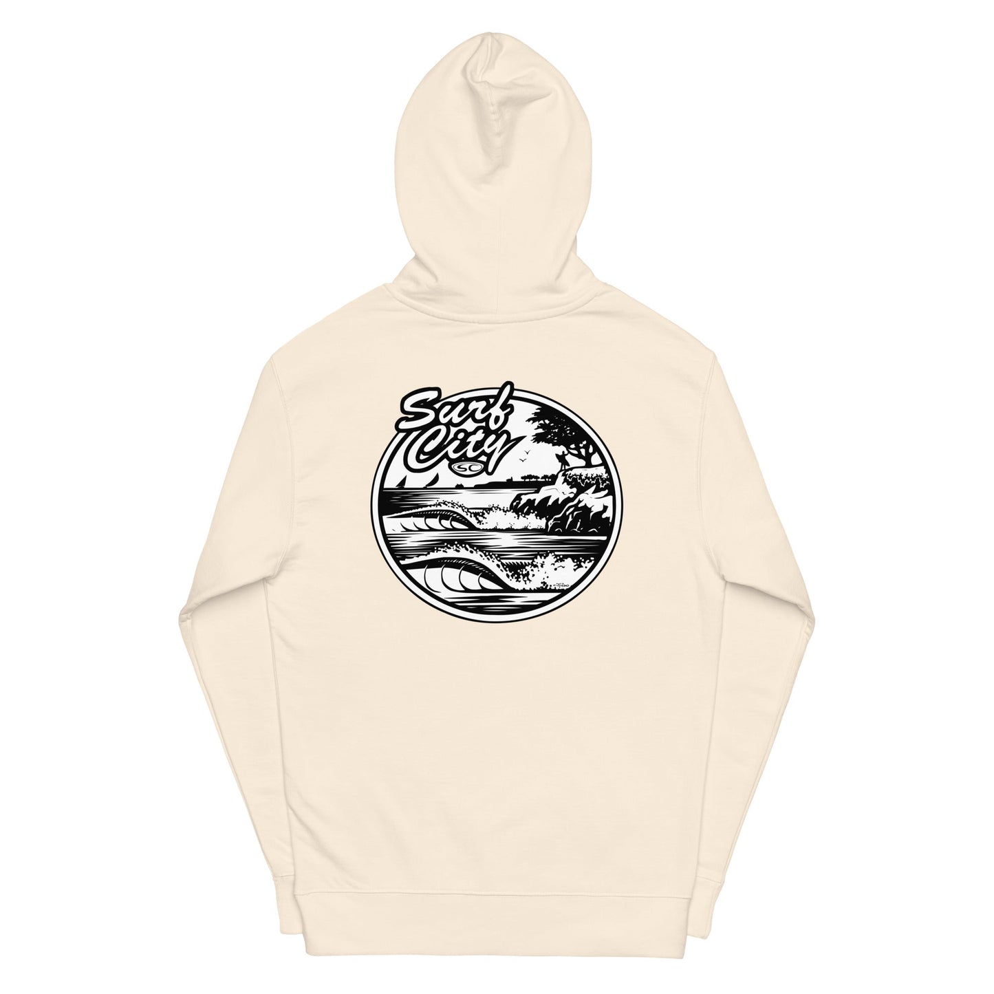 Santa Cruz Surf Shop Surf City Premium Mens Hoodie