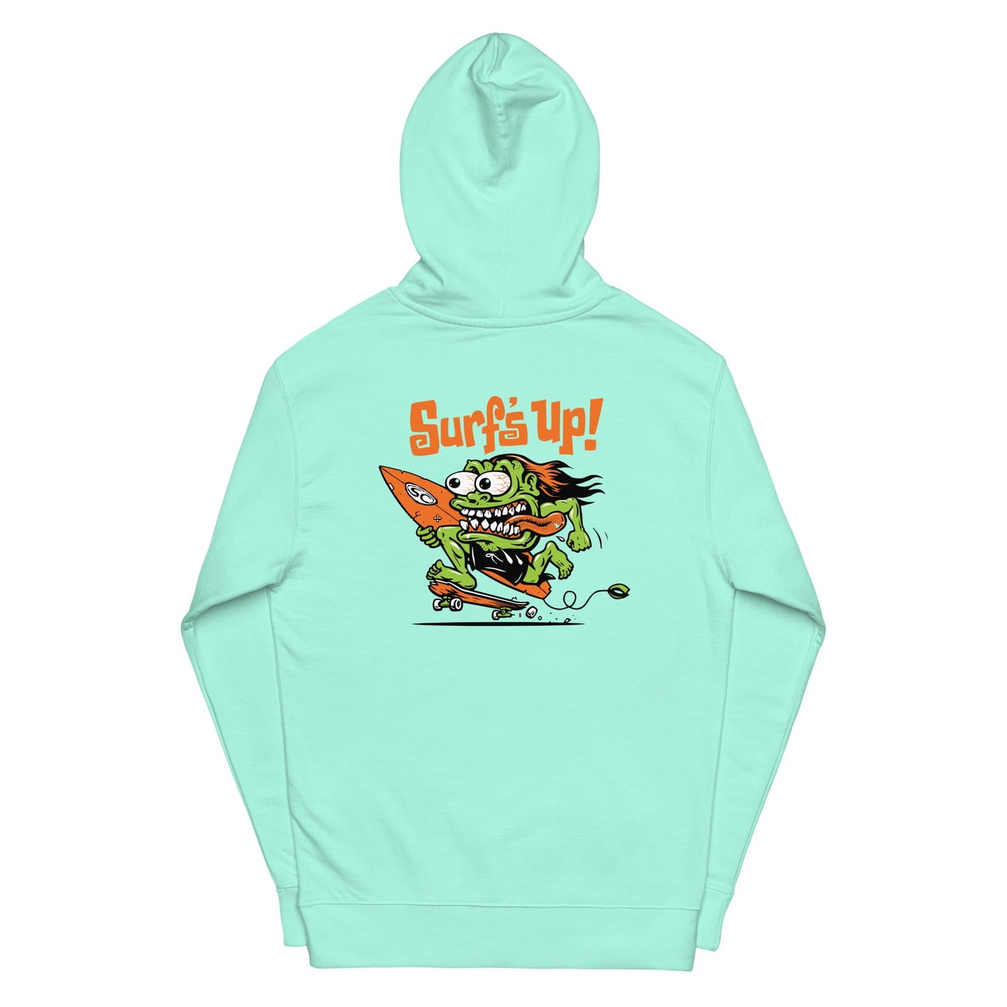 Santa Cruz Surf Shop Surf's Up Monster Premium Mens Hoodie