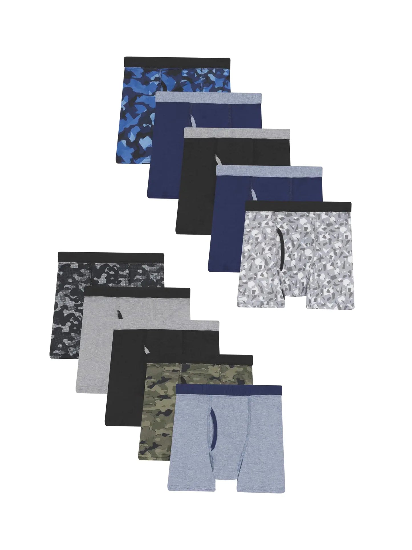 Hanes boys And Toddler Underwear, Comfort Flex and Comfortsoft Boxer Briefs, Multiple Packs Available pack of 10 2T-X-Large Days of Week Assorted - 7 Pack - # BOAA121410002