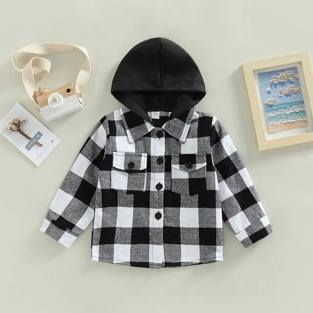 Vintage Autumn Children Kids Boys Shirts Coats - # BOAA11210001