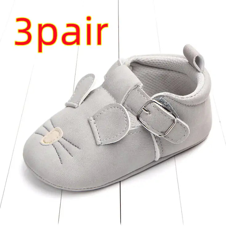 Spring and autumn cartoon animal baby shoes matte leather non-slip soft bottom baby shoes wholesale 0884 - # GIAA71310004