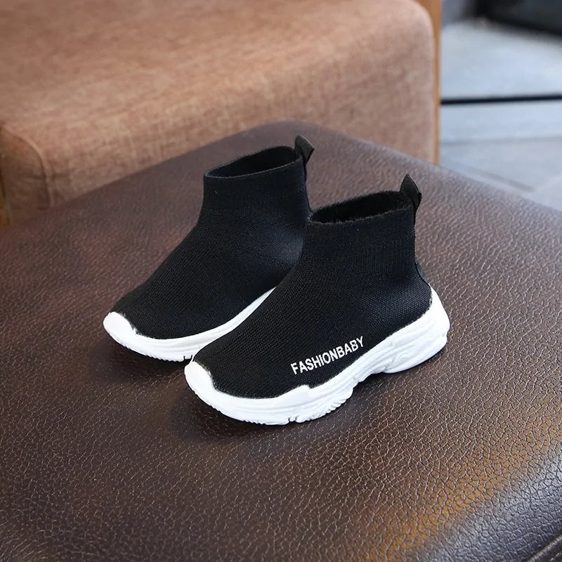 Winter Kids Slip-on Breathable Snow Boots Casual Shoes - # BOAA71510007