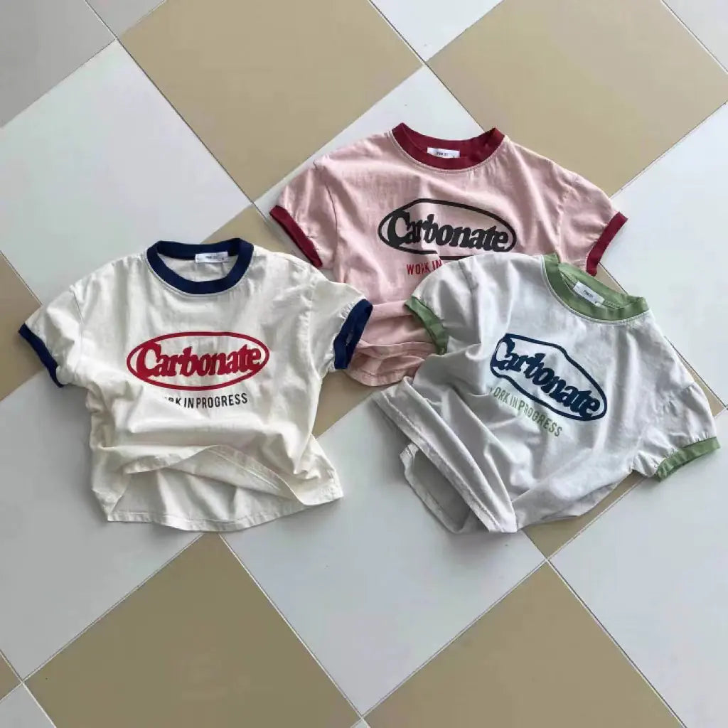 Summer Infant Cotton Short-sleeved T-shirt for Babies - # BAAA1111010007