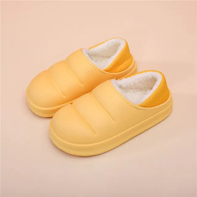 Waterproof Warm Fur Slippers - # GIAA73610008
