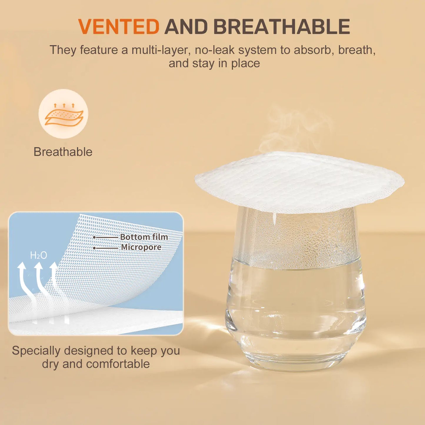 Disposable Nursing Breast Pads - # BAGE21410001