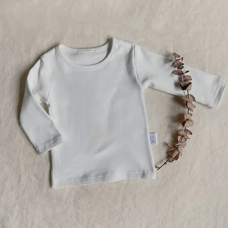 Cotton Long Sleeve T-shirts for Newborns 3-24M - # BAAA1111010005