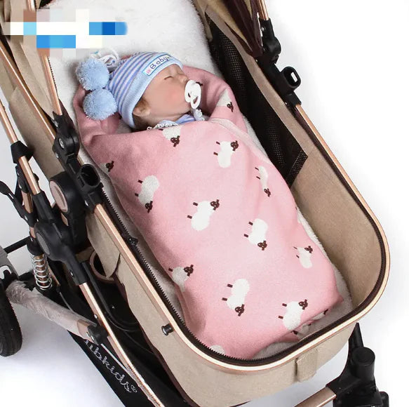 Baby Sheepskin Blanket and Windproof Cover - # BAGE41210013