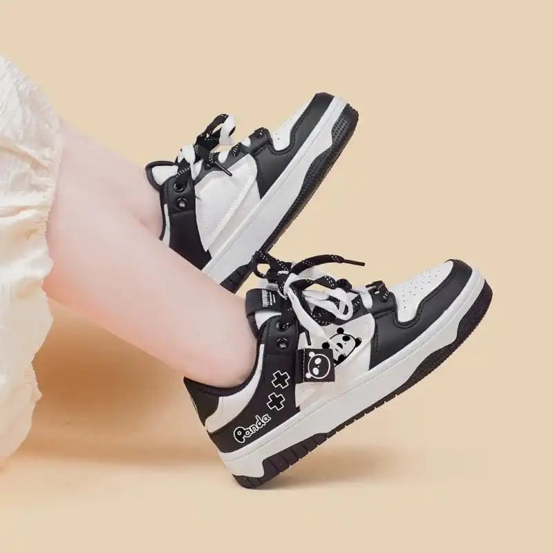 Kawaii Panda Chunky Shoes - # BOAA73510009