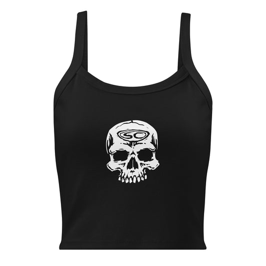 SC Skull Women’s micro-rib tank top