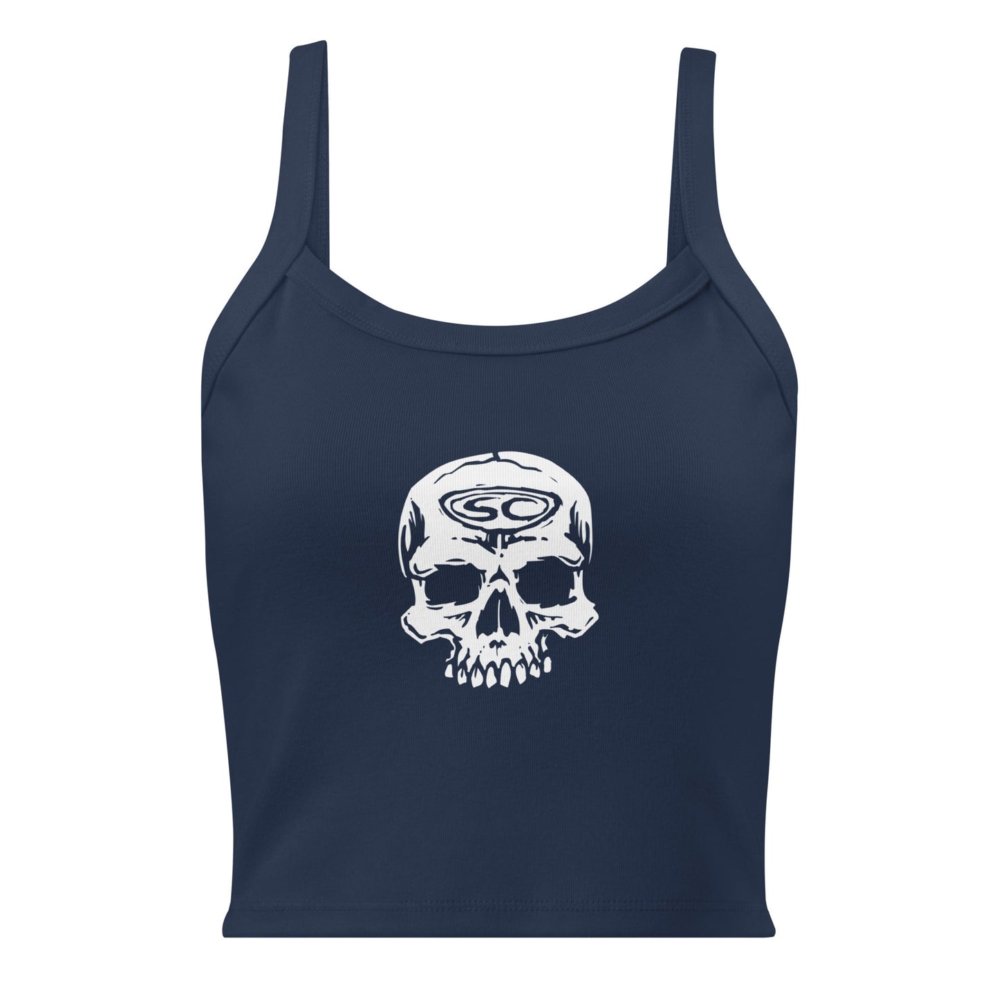 SC Skull Women’s micro-rib tank top