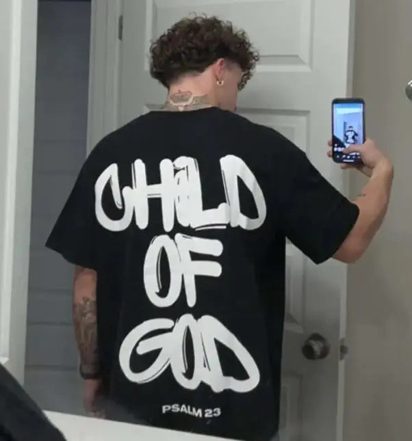Child Of God Print T-shirt - # BOAA13510039