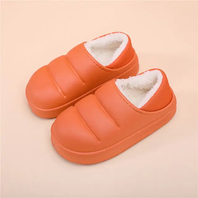 Waterproof Warm Fur Slippers - # GIAA73610008