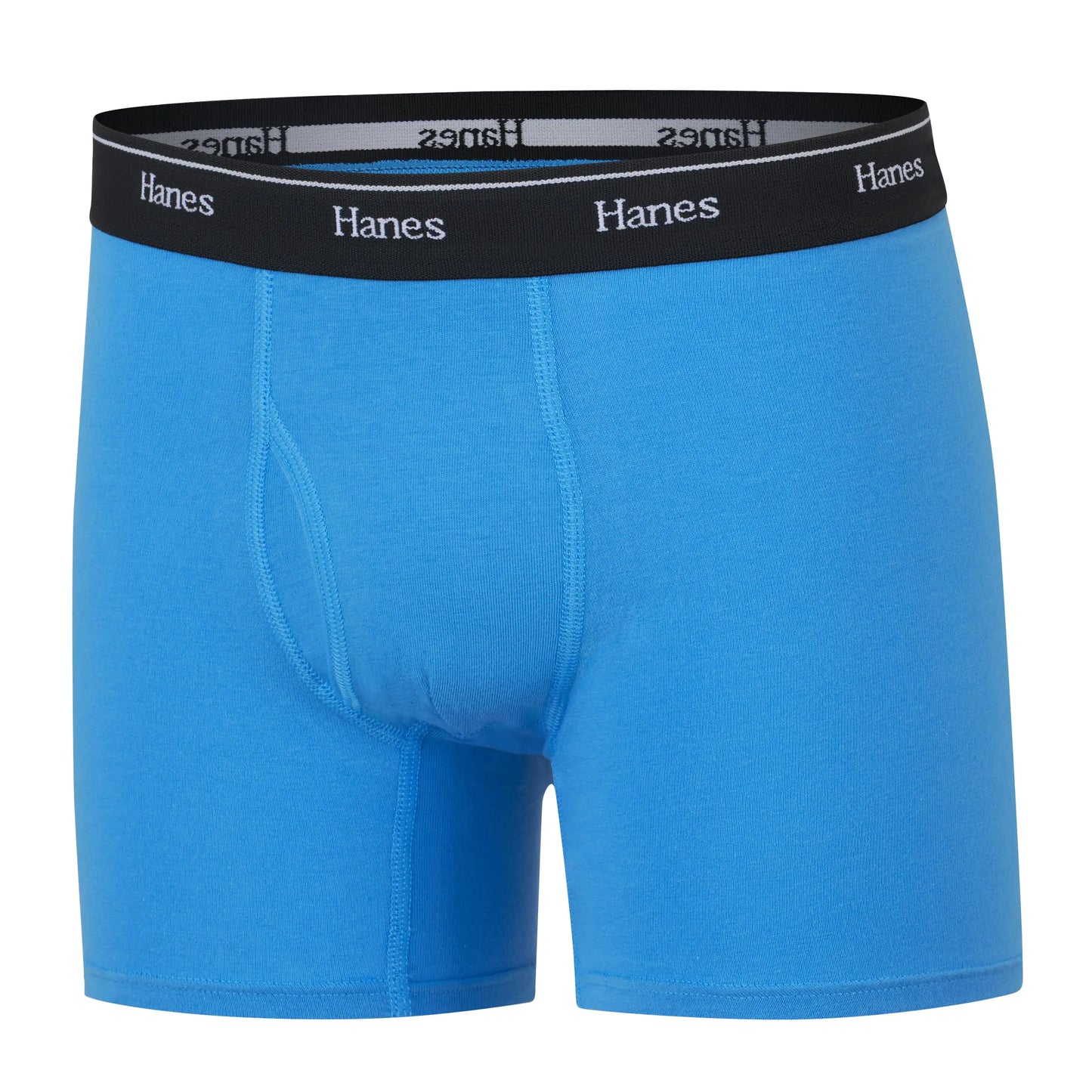 Hanes Boys Originals Boxer Briefs, Tween Boy Underwear, Cotton Stretch, 6-Pack X-Large Black/Blue/Orange - 6 Pack - # BOAA11410002
