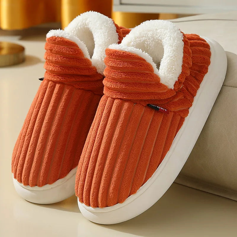 Warm Fur Slippers For Men and Women - # GIAA73610005