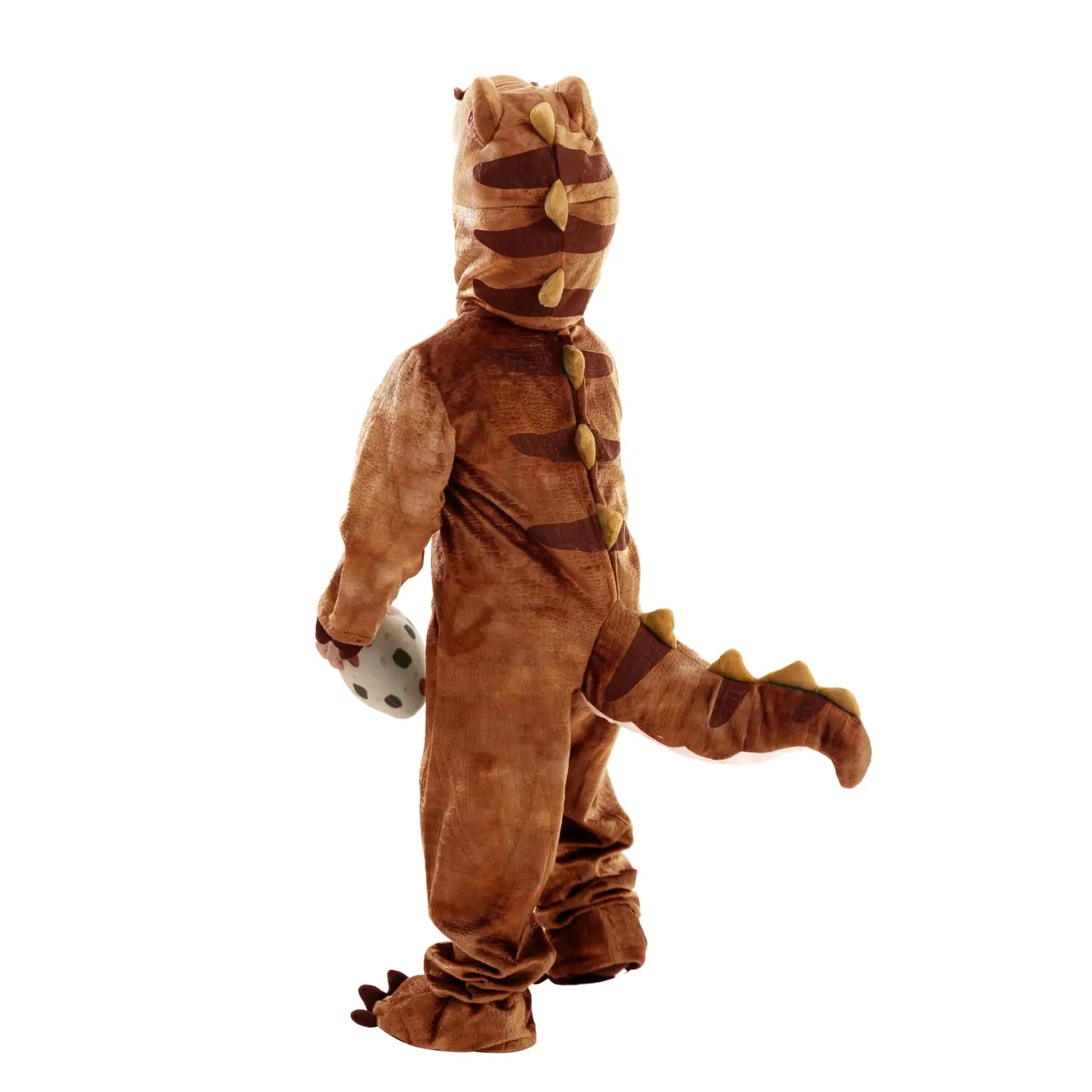 Spooktacular Creations Realistic T-rex Costume Outfit Dinosaur Jumpsuit with Egg for Kids Toddler Halloween Dress-up Party Bronze 3T(3-4 yrs) - # BOAA111510003
