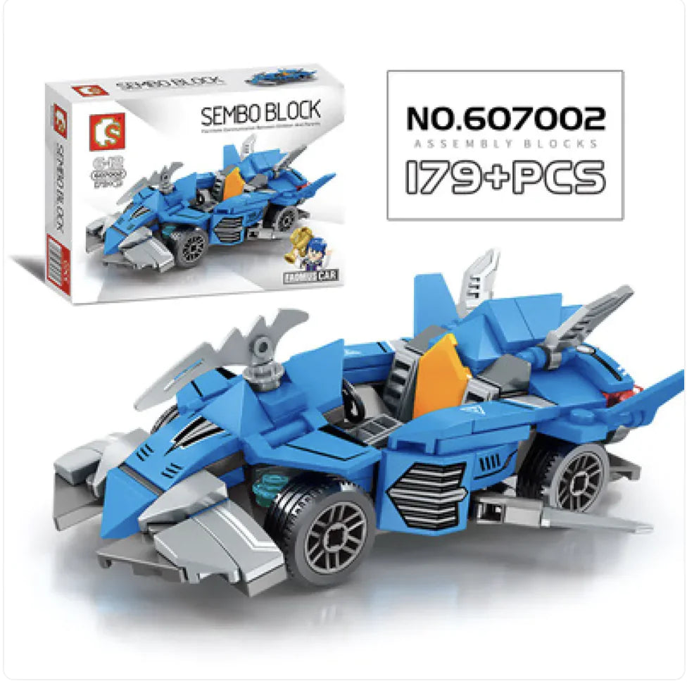 City Racing Building Blocks Set - Educational Car Story Toys for Children - # BOT&G52710007