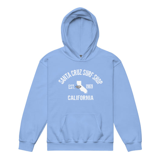 Santa Cruz Surf Shop Since 1969 Youth heavy blend hoodie