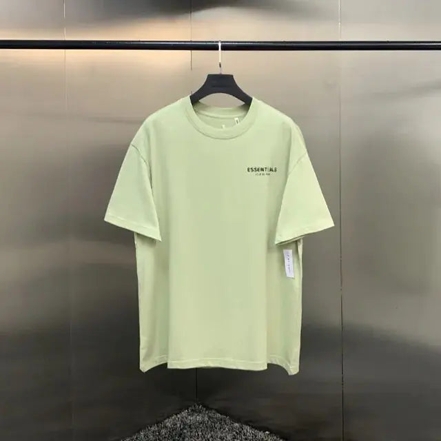 Ss21 Summer Essentials T-Shirt High Street Loose Boys Men and Women Hip-Hop Style 100% Cotton Quality Oversized Sport T-Shirt - # BOAA13510024