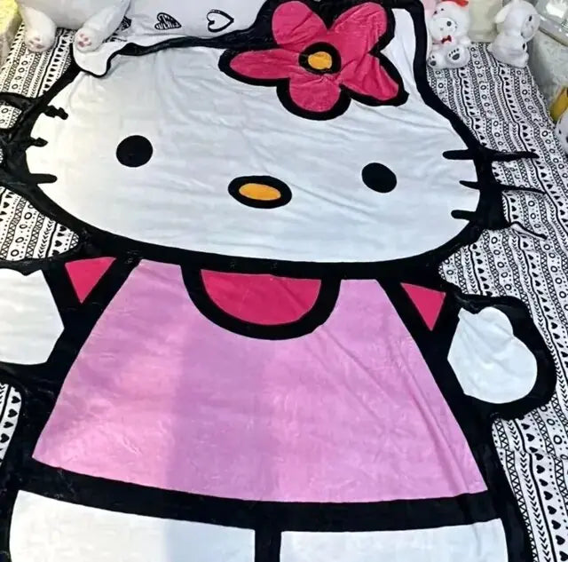 Hello Kitty Plush Blanket - # BAGE41110011