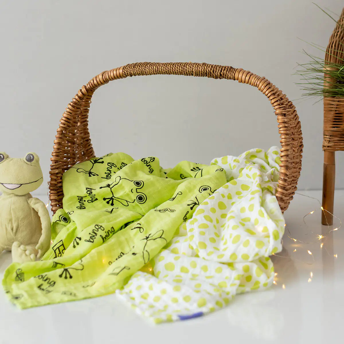 Milk&Moo Cacha Baby 100% Cotton Swaddle Blanket - # BAGE41210005
