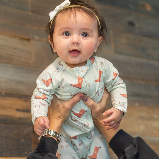 Bulls Boots Lasso Western Zipper Footie