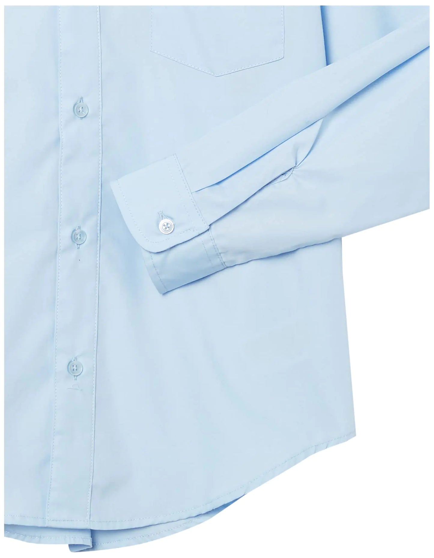 French Toast Boys' Expandable Collar Button Down Dress Shirt with Long Sleeves (Standard & Husky) 3T Light Blue - # BOAA11510004