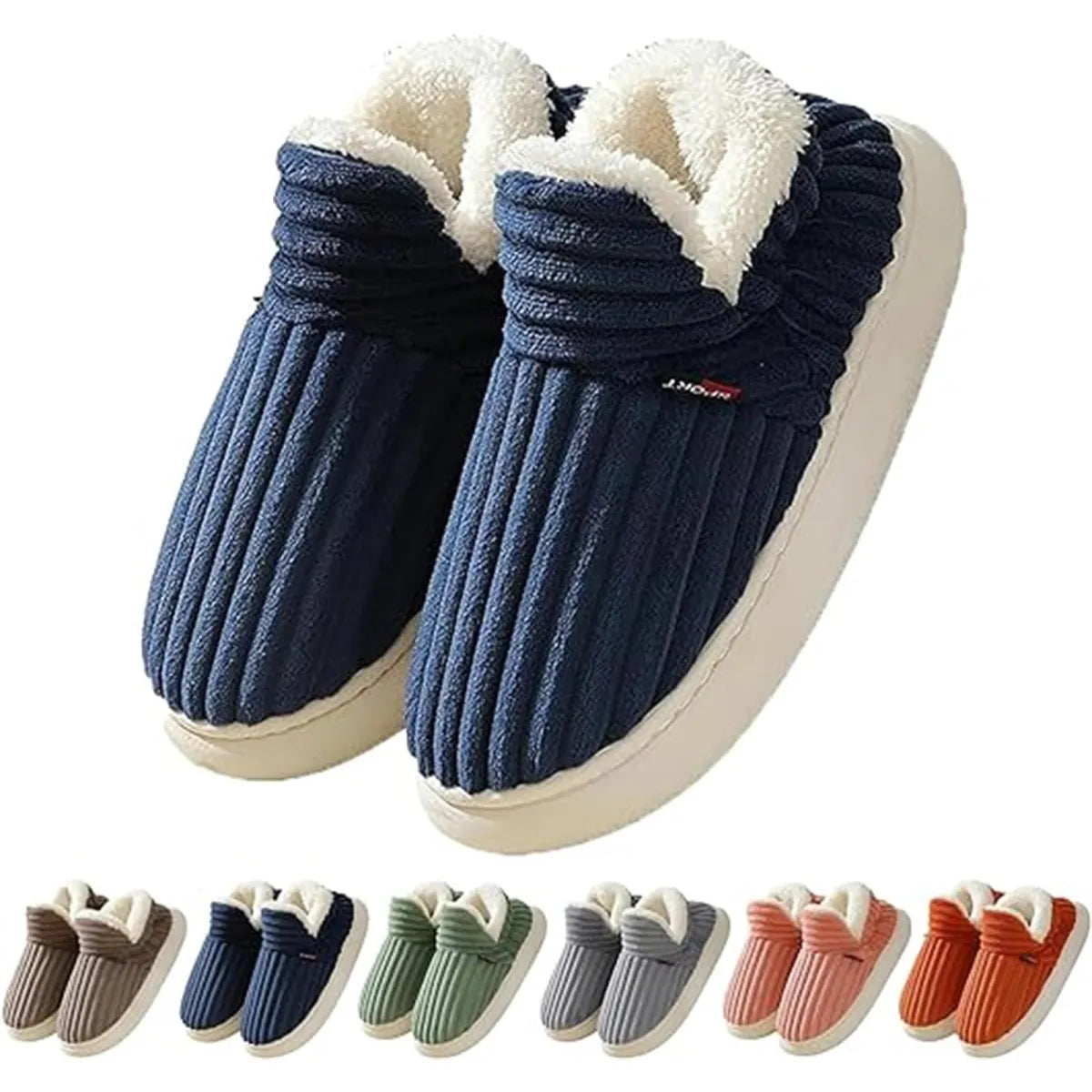Warm Fur Slippers For Men and Women - # GIAA73610005