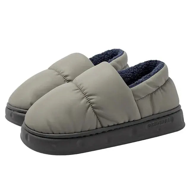 Winter Waterproof Anti-Slip Cotton Slippers - # BOAA73410001